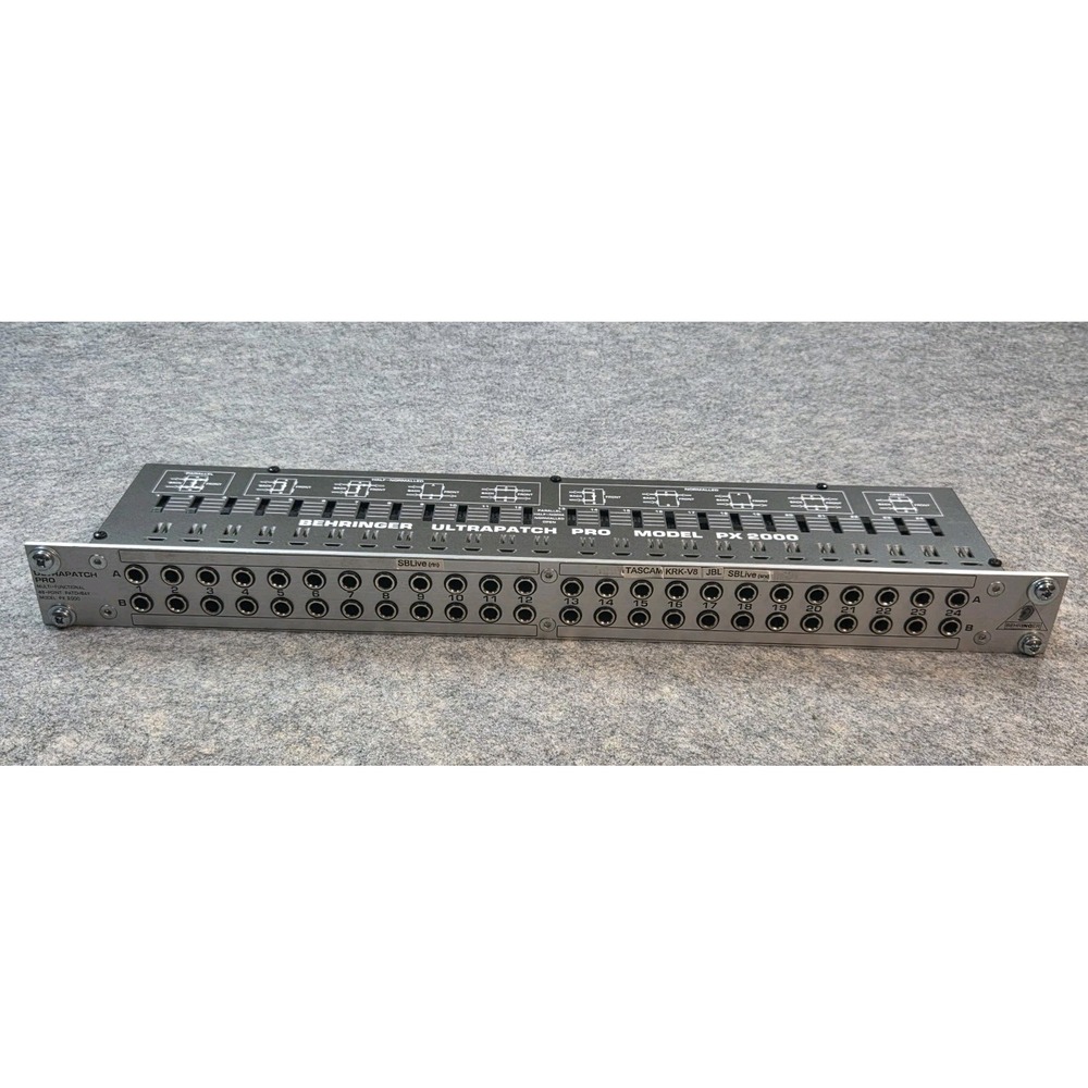 Behringer Ultrapatch Pro Model PX2000 48-Point Patchbay Rack PX 2000 - Picture 8 of 15